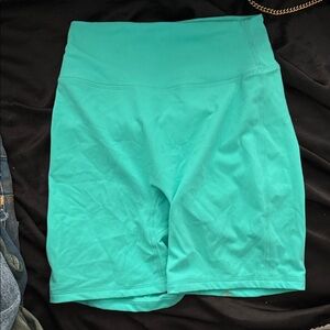 BuffBunny Teal Bike Shorts